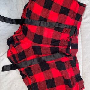 plaid pj shorts
